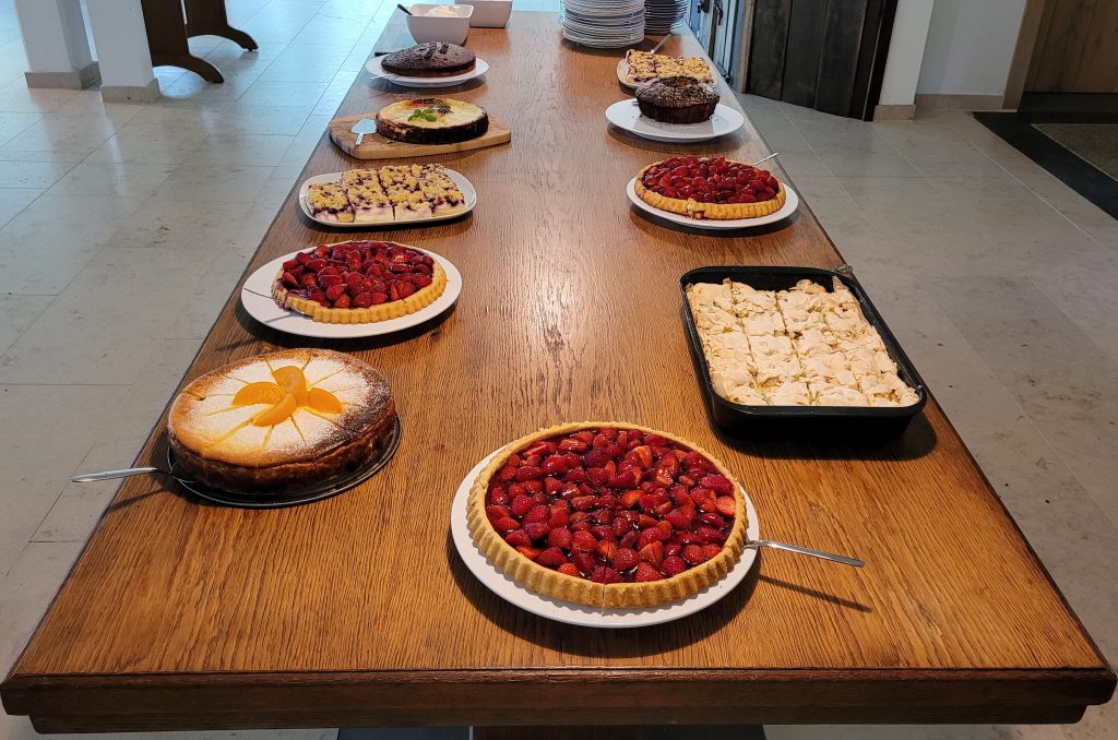 Kuchentafel Hotel Lethehof